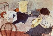 Aiermila and Lucy Jules Pascin